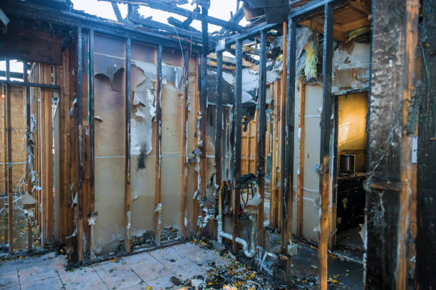 Professional Emergency Fire Cleanup technician working in Waynesboro, MS